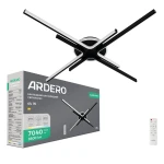 Світлодіодний накладний світильник Ardero AL6185-1ARD MILL 64Вт чорний