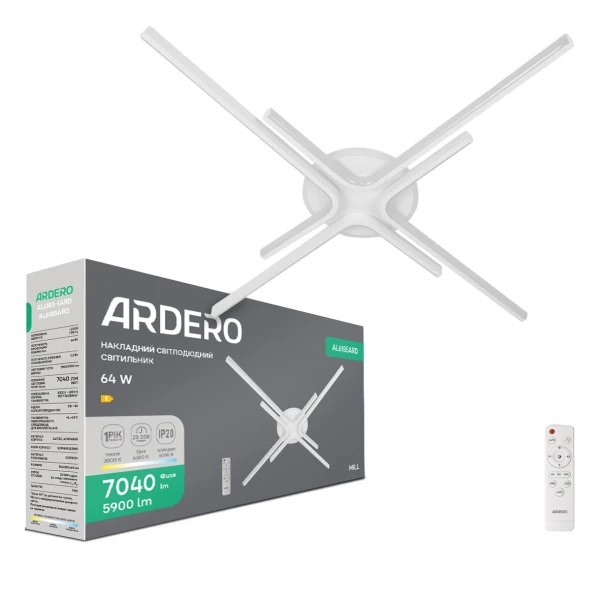 Світлодіодний накладний світильник Ardero AL6185ARD MILL 64Вт білий