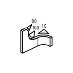 Профіль ущільнювальний дверний EMKA 1101-03, EPDM - Зображення 3