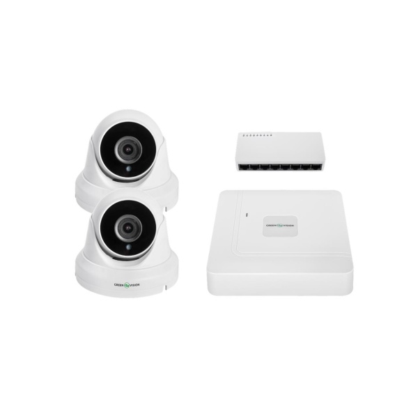 Комплект відеоспостереження на три камери GV-IP-K-W95/3 5MP