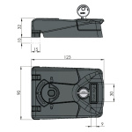 Замок петля Industrilas 2651-440000-00 - Зображення 6