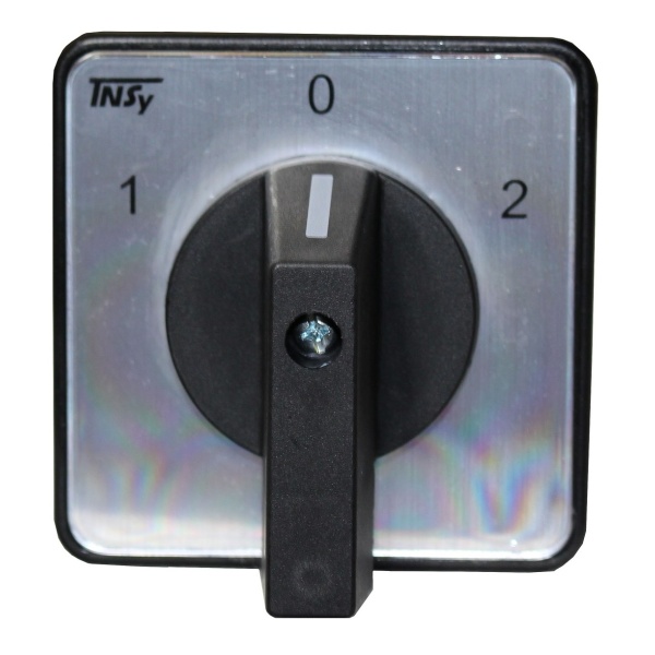 Перемикач кулачковий ПКП125-33/В 125А "1-0-2" 3Р/400B 60° 88х88