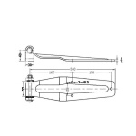 Петля для дверей вантажівки RZ 13111 - Зображення 4