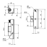 Прихована приварна петля RZ 440-3 - Зображення 6