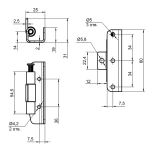 Прихована приварна петля RZ 440-3 - Зображення 6