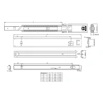 Кулькові напрямні для висувних шухляд RZ 5301T-22, до 80 кг - Зображення 4