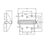 Петля нержавіюча пружинна RZ HS8384.SS.0.1, 83х84 мм - Зображення 2