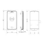 Замок з RFID карткою RZ M-1703-IC, меблевий - Зображення 6