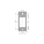 Замок з RFID карткою RZ M-1703-IC, меблевий - Зображення 7