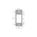 Замок з RFID карткою RZ M-1703-IC, меблевий - Зображення 7