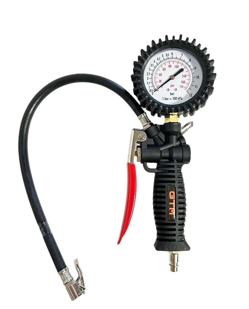 131532-107059-27340.png GTM Пістолет для підкачки коліс TIG-2 вантажних автомобілів з манометром - Зображення 1