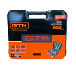 GTM Набір інструменту 82од. 1/2-1/4" 4-32мм пластик. кейс - Зображення 4