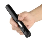 Ліхтарик світлодіодний алюмінієвий (COB+LED) з УФ, лазером та магнітом Pen Light PROTESTER PRO-FL0305S - Зображення 5