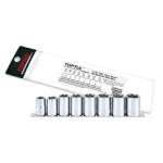 Набір головок Torx Plus EP 1/2" EP18-EP32 8од. TOPTUL GAAG0810