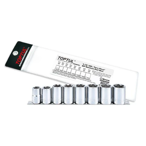 Набір головок Torx Plus EP 1/2" EP18-EP32 8од. TOPTUL GAAG0810