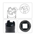 Головка 1/2" для клапана дизельної форсунки MAN, Mercedes-Benz, Scania TOPTUL JDEF1629 - Зображення 2