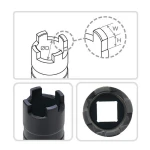 Головка 1/2" для клапана дизельної форсунки MAN, Mercedes-Benz, Scania TOPTUL JDEF1629 - Зображення 2