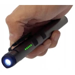 Ліхтарик світлодіодний алюмінієвий (COB+LED) з УФ, лазером та магнітом Pen Light PROTESTER PRO-FL0305S - Зображення 6