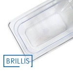 Гастроємність BRILLIS із полікарбонату GN 1/4-150 мм, прозора - Зображення 4