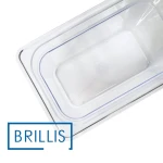 Гастроємність BRILLIS із полікарбонату GN 1/4-150 мм, прозора - Зображення 4
