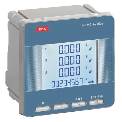 IME_MF96E06.jpg MF96E06* Аналізатор мережі Nemo 96 HDe+RS485 Вх.5A, Напруга 50...450 В, Саможивлення, Cl.1.0 - Зображення 1