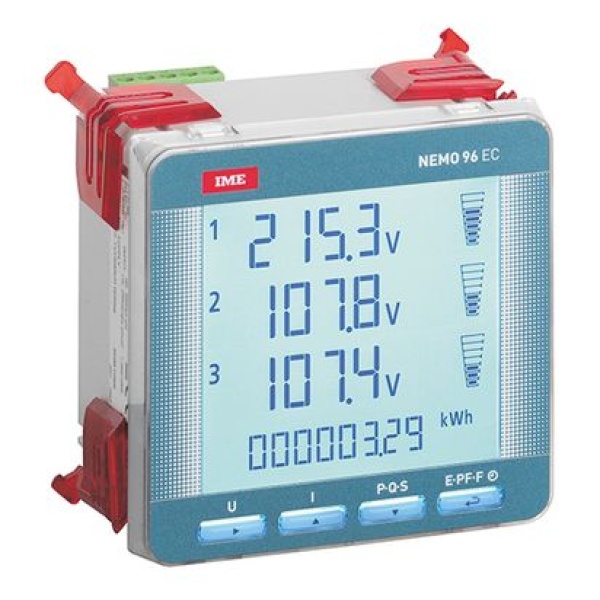 MF96ORFCDT1 Аналізатор швидкого підключення 96*96 630-6300А ModBus 400В, LCD dis