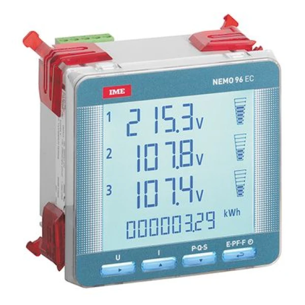 MF96ORFCDT1 Аналізатор швидкого підключення 96*96 630-6300А ModBus 400В, LCD dis