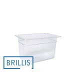 Гастроємність BRILLIS із полікарбонату GN 1/4-150 мм, прозора