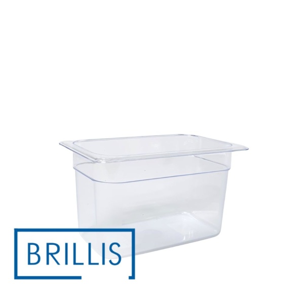 Гастроємність BRILLIS із полікарбонату GN 1/4-150 мм, прозора