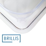 Гастроємність BRILLIS із полікарбонату GN 1/4-150 мм, прозора - Зображення 2