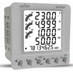 MFM384-C-CU Аналізатор LCD 96x96 мм. з RS485 Вх.11мА÷6A/300В (L-N),519В AC (L-N); 1/3ф 240В AC 31гар