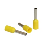 Наконечник гільза Е1008 brass 1мм2 жовтий