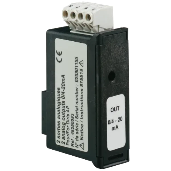 48250093 Втичний модуль аналоговий 2x0/4-20мА для DIRIS A/ATYS
