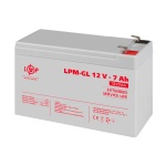 Акумулятор гелевий LPM-GL 12V - 7 Ah - Зображення 3