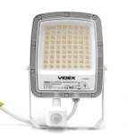 LED прожектор VIDEX F5 50W 3000-5000-6500K з датчиком руху 230V White (VL-F5-050CW-S) - Зображення 2
