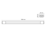 LED свiтильник лiнiйний TITANUM 45W 1.2М 6500K White (TL-BNO-45126W) - Зображення 6
