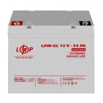 Акумулятор гелевий LPM-GL 12V - 55 Ah - Зображення 2