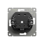 Розетка одинарна із заземленням та кришкою мокко VIDEX NOTA (VF-NT-SK1GC-BR) - Зображення 5