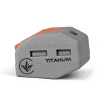Клемник швидкого монтажу 3п сірий PA (TF-KNG-213) TITANUM - Зображення 2