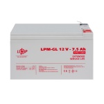 Акумулятор гелевий LPM-GL 12V - 7.5 Ah - Зображення 2