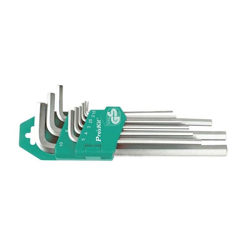 799-1.jpg Набір шестигранних ключів Pro'sKit HW-129 - Зображення 1