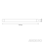 Світлодіодний лінійний світильник Ardero AL5020 100Вт 4000K призма - Зображення 3