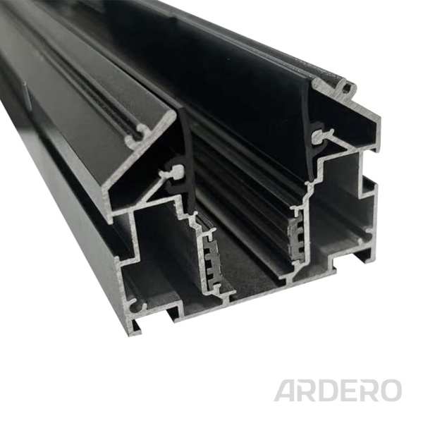 Шинопровід Ardero CABM1005 для натяжних стель вбудований 2м чорний