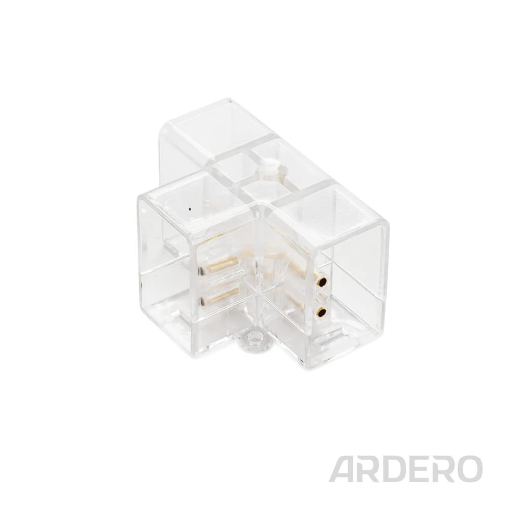 81080_LD4040-T_photo1_1000x1000.jpg Конектор T-подібний Ardero LD4040-T для світильників AL4040 ModuLine - Зображення 1