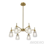 Світильник стельовий Ardero BL2060-2 BELL під лампу золото