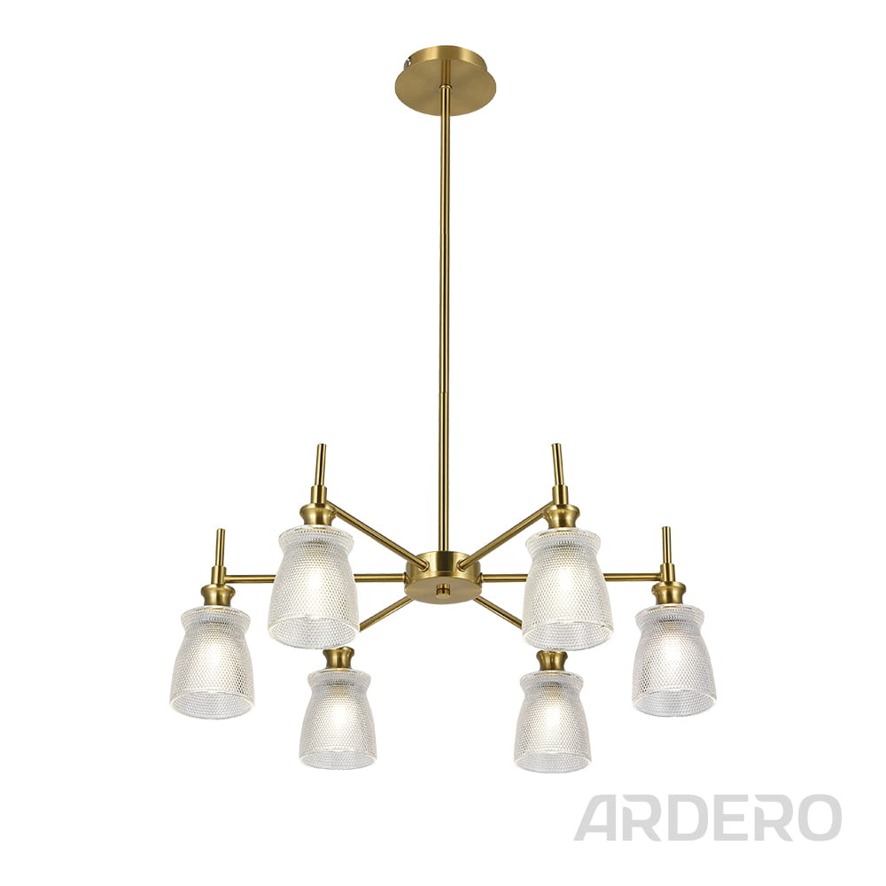 81092_BL2060-2_photo1_1000x1000.jpg Світильник стельовий Ardero BL2060-2 BELL під лампу золото - Зображення 1