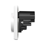 Розетка одинарна із заземленням USB-A+C 20W біла матова VIDEX NOTA (VF-NT-SK1GUC-WH) - Зображення 3