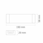 Блок живлення для LED стрічки VIDEX DC24V 8.34A 200W IP20 (VL-LST-P200-24V) - Зображення 7