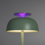 LED лампа настiльна з акумулятором VIDEX VL-TF24G 8W 4000K+RGB Green - Зображення 5
