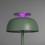 LED лампа настiльна з акумулятором VIDEX VL-TF24G 8W 4000K+RGB Green - Зображення 6
